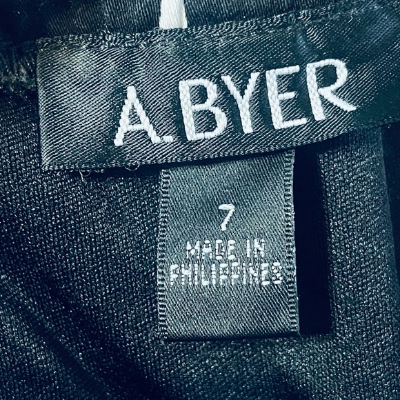 A. Byer Black and White Zigzag Mini Dress - Picture 4 of 8